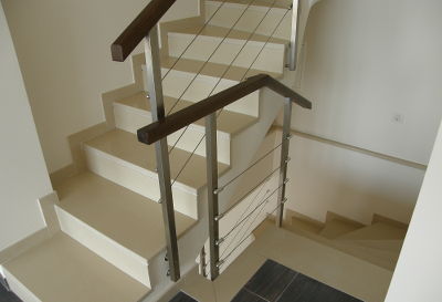 Inox drvena ograda